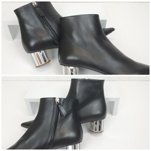 Proenza Schouler Mirrored Facet Heel Pointed Ankle Boots SH-050 - Picture 16 of 16